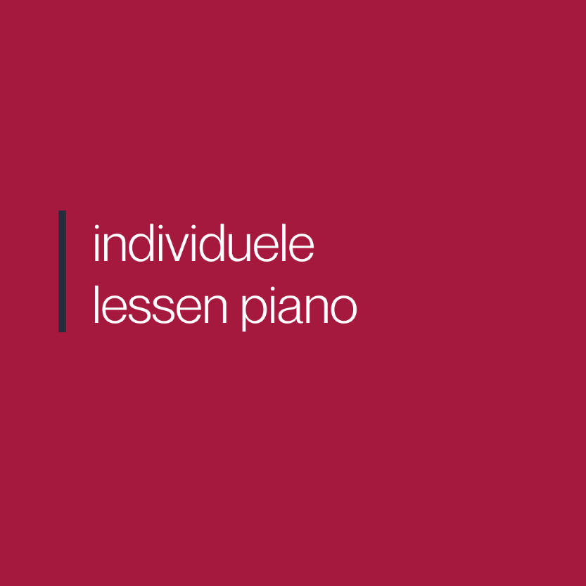 Individuele lessen piano : 60 minuten